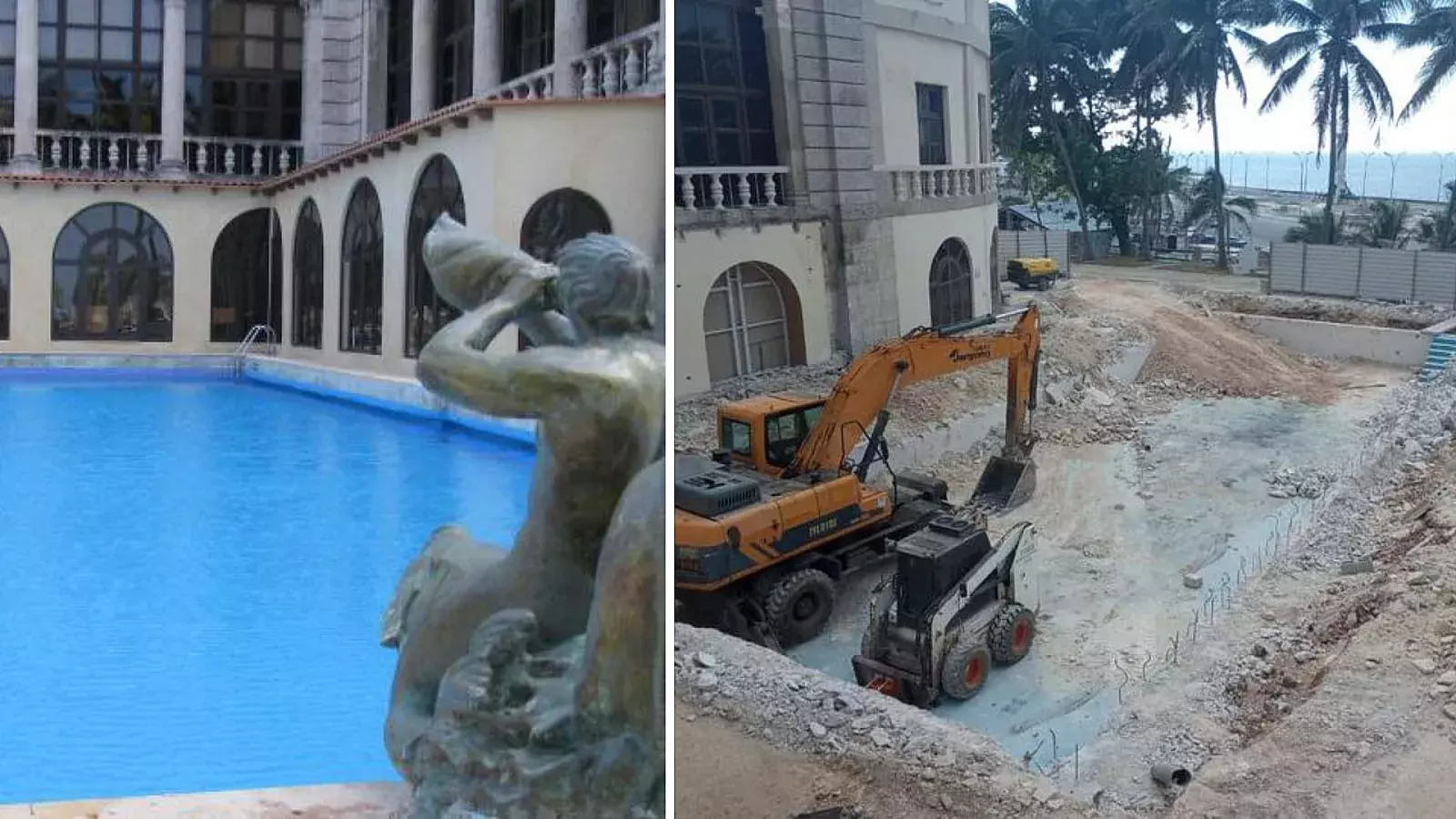 Demuelen piscina del Hotel Nacional de Cuba