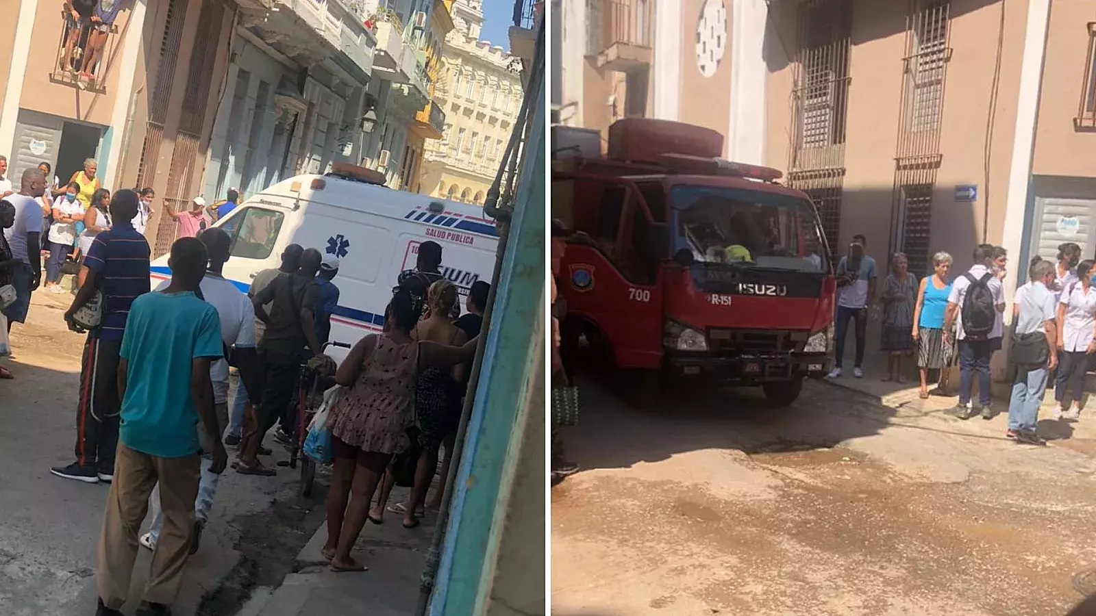 Fatal incidente en La Habana Vieja.