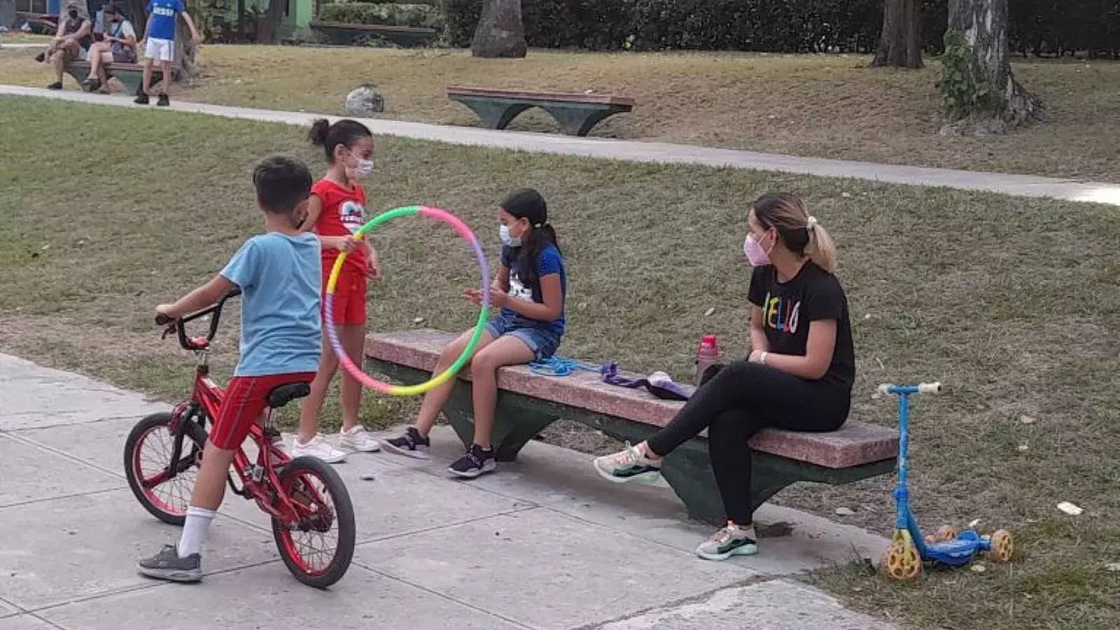 Niños en un parque de La Habana. Imagen de referencia.