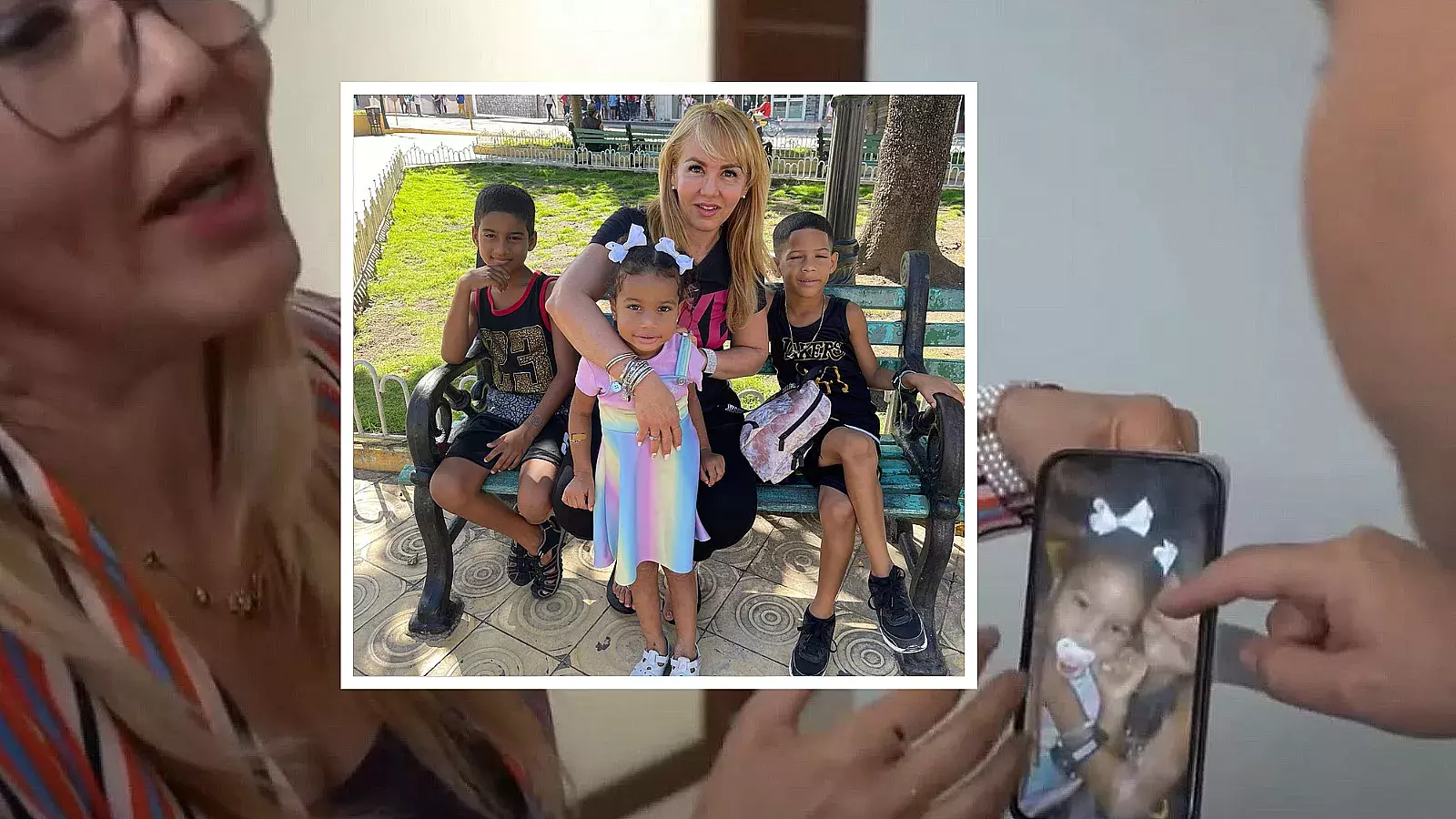 Niña de 3 años separada de su familia, tras llegar desde Cuba con parole humanitario