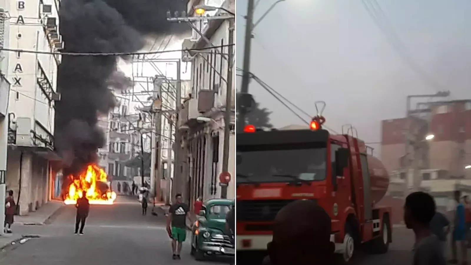 Incendio en Centro Habana