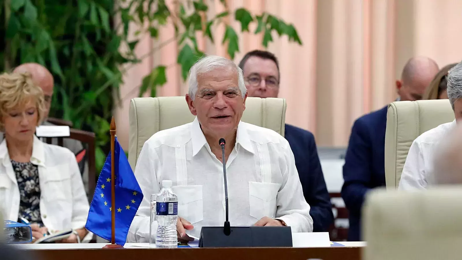 Josep Borrell en La Habana, durante el consejo conjunto Cuba-Unión Europea.