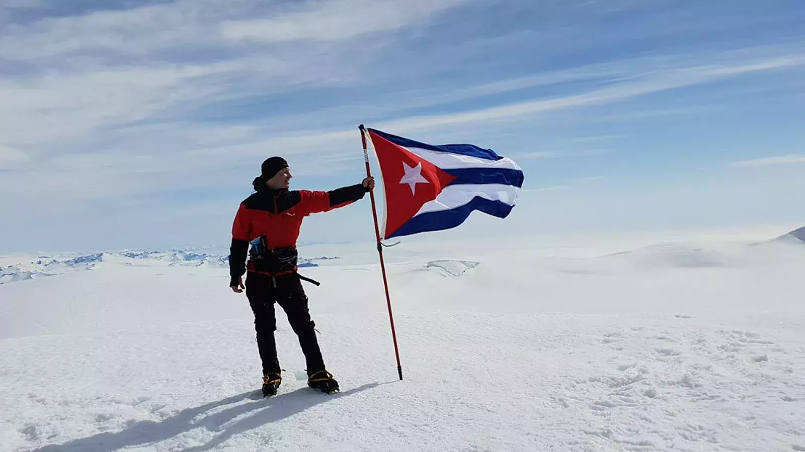 Montañista cubano Yandy Núñez