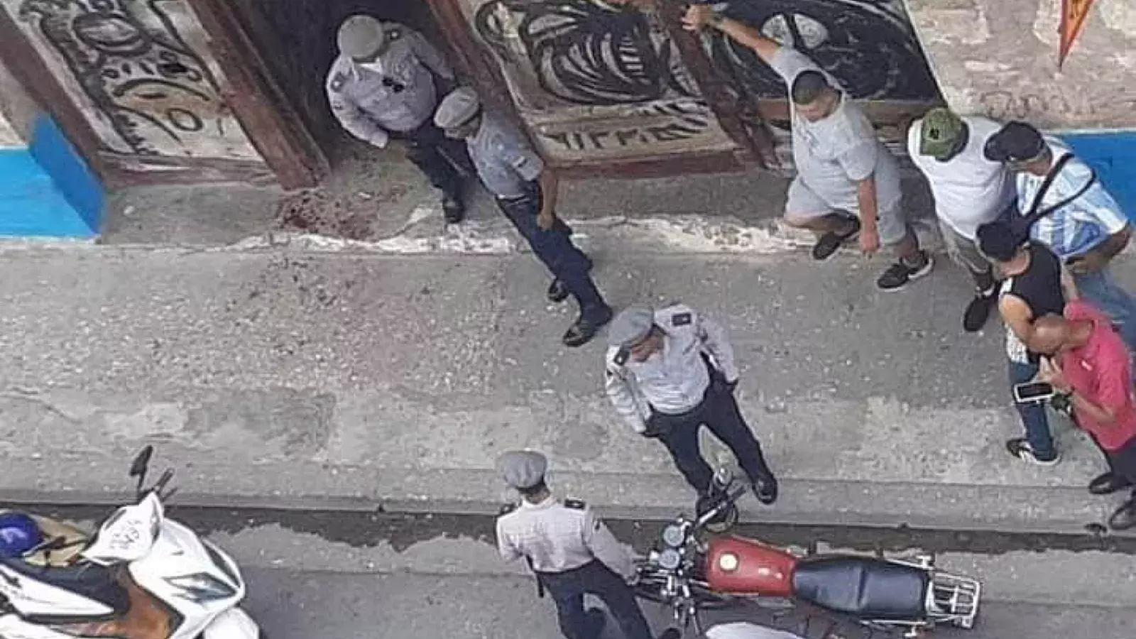 Imágenes del tiroteo en Centro Habana este 25 de mayo