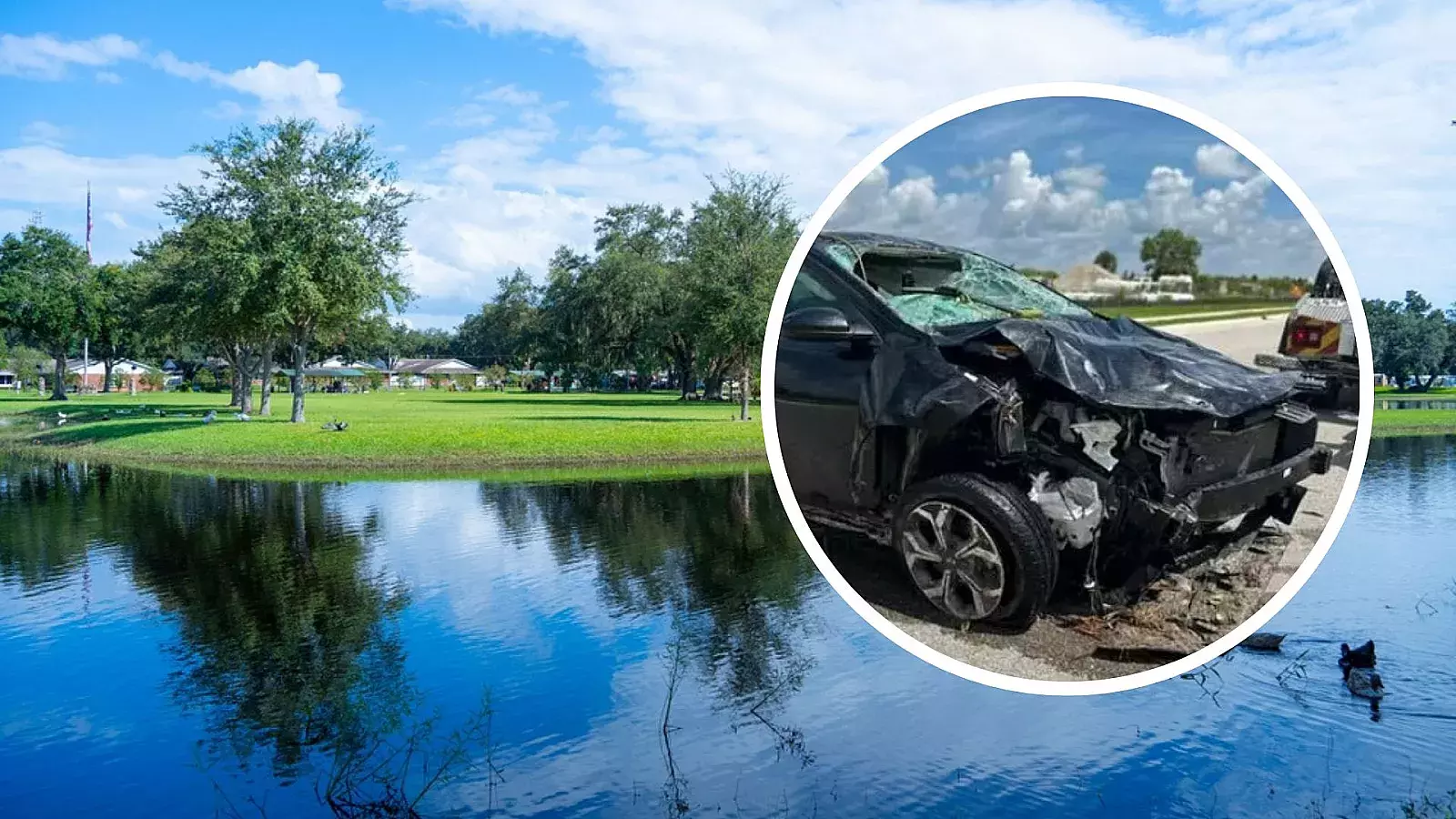 Cinco adolescentes murieron cuando su auto chocó y se hundió en un estanque de Florida