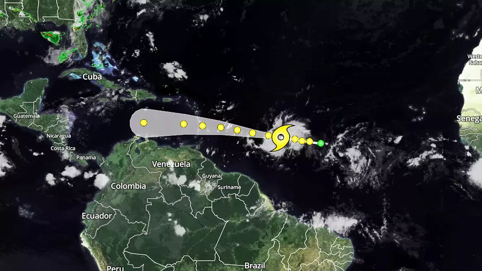 Posible traslación de Tormenta Tropical Bret por el Caribe