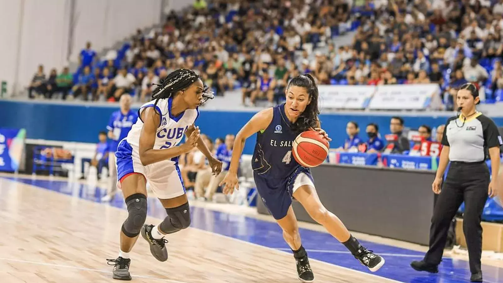 Baloncesto femenino de Cuba derrota a El Salvador en Centroamericanos 2023