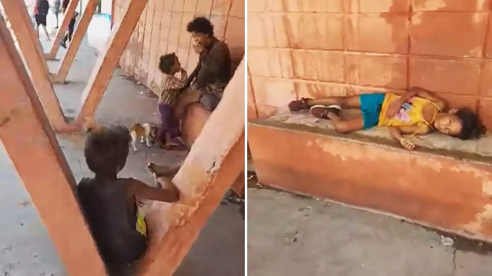 Niños con hambre y enfermos en la calle en Cuba