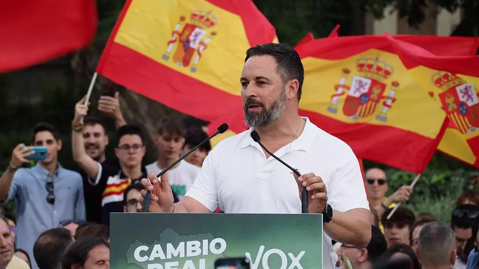 Abascal, líder del partido Vox en España