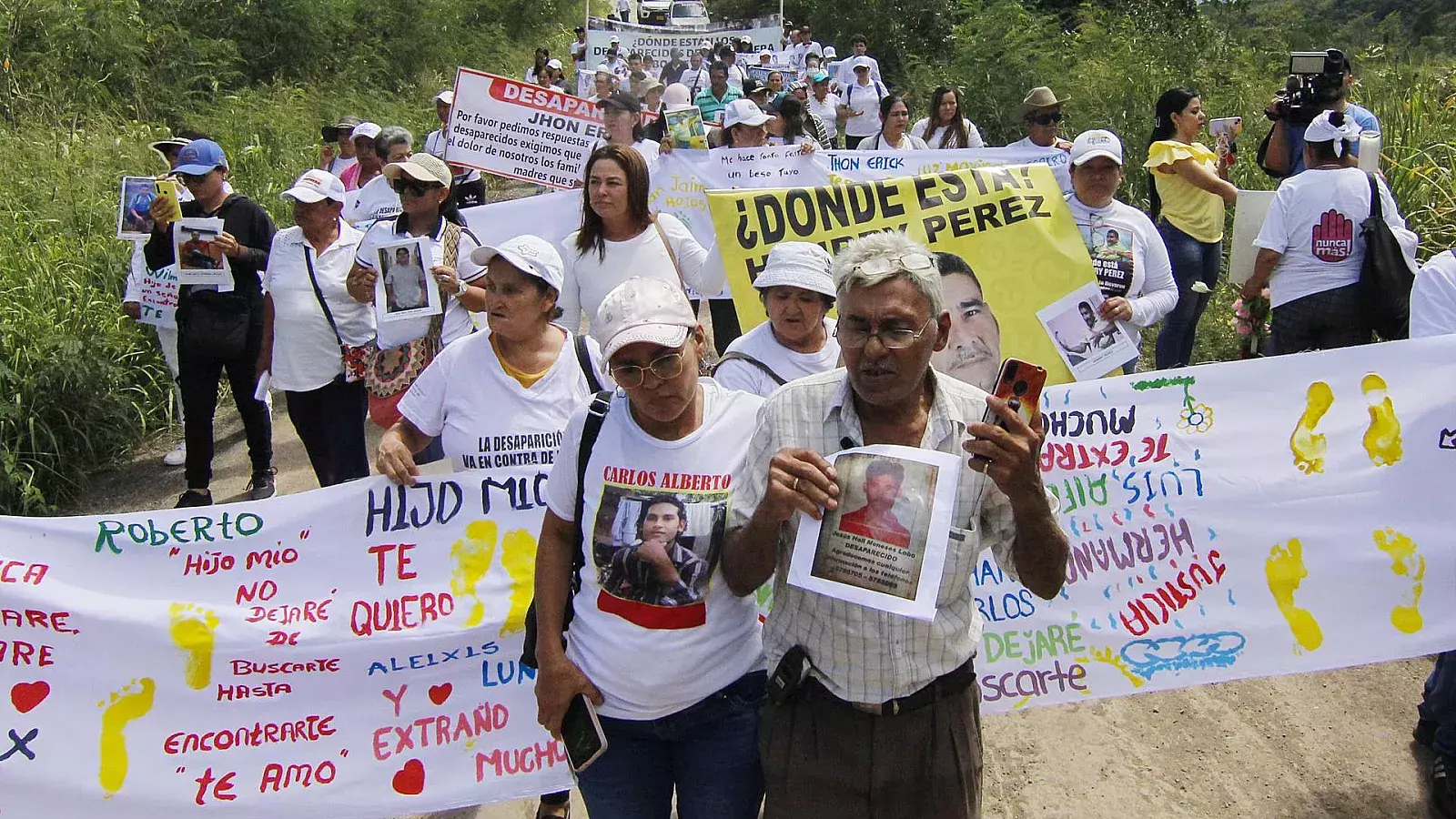 Familiares de colombianos desaparecidos en la frontera con Venezuela exigen respuestas