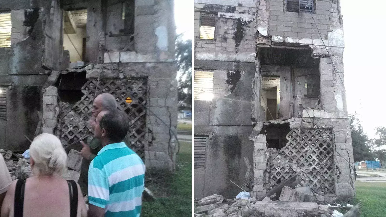 Se derrumba el balcón de un edificio en Gibara, provincia de Holguín