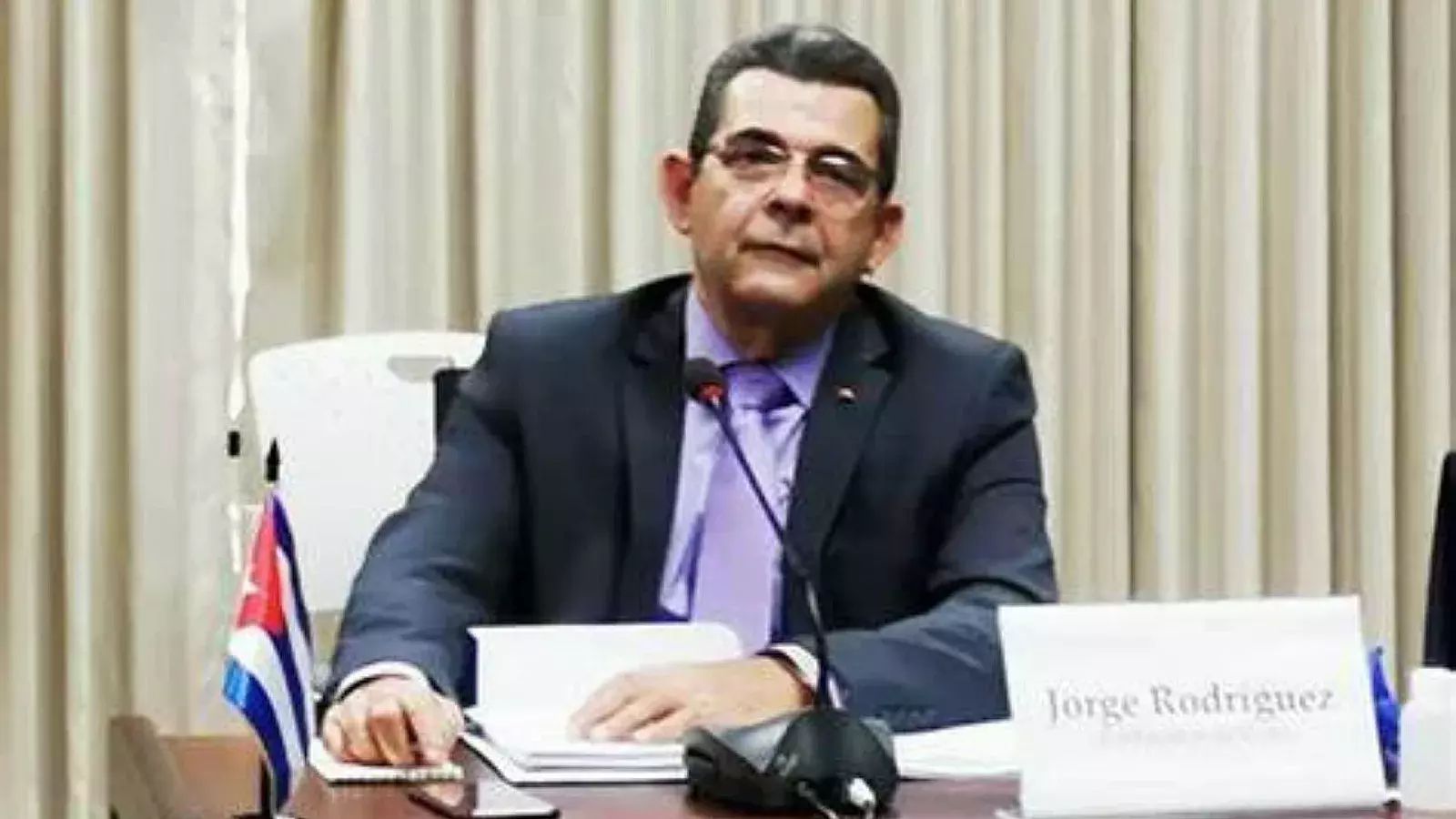 Embajador cubano en Costa Rica Jorge Rodríguez