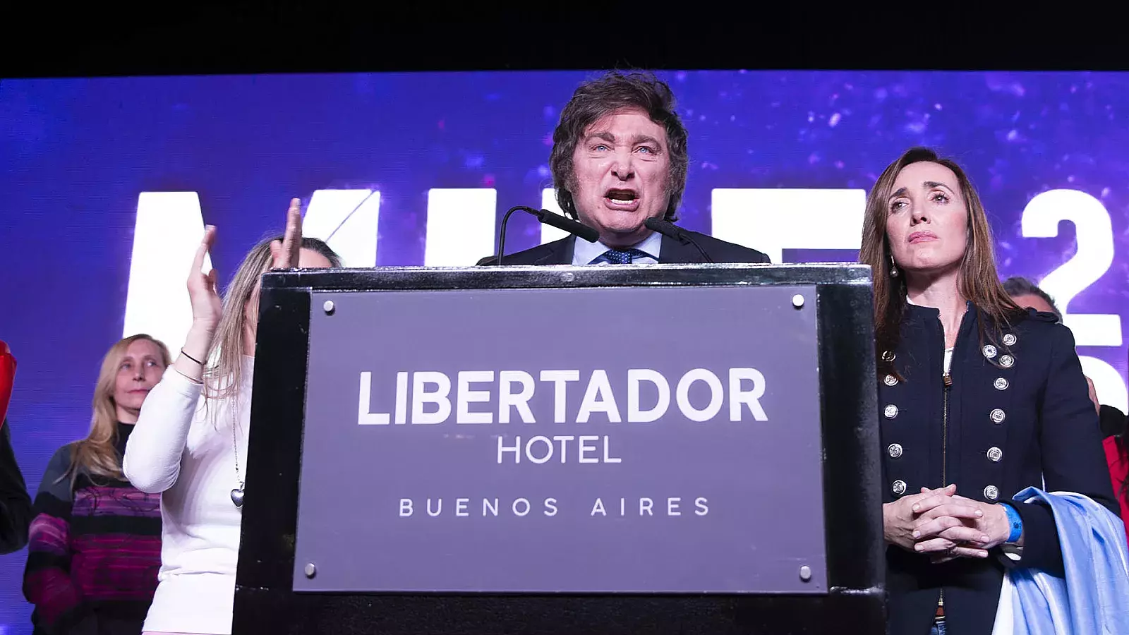 El libertario Javier MIlei, el más votado en las elecciones en Argentina