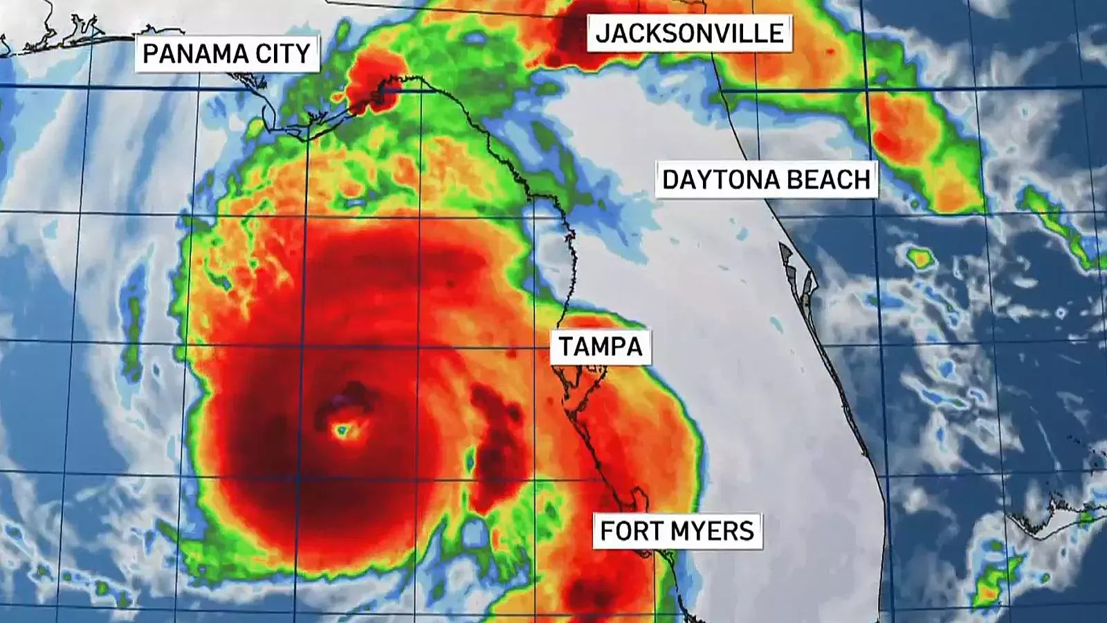El huracán Idalia impacta Florida como huracán categoría 3, con vientos de 195 km/h