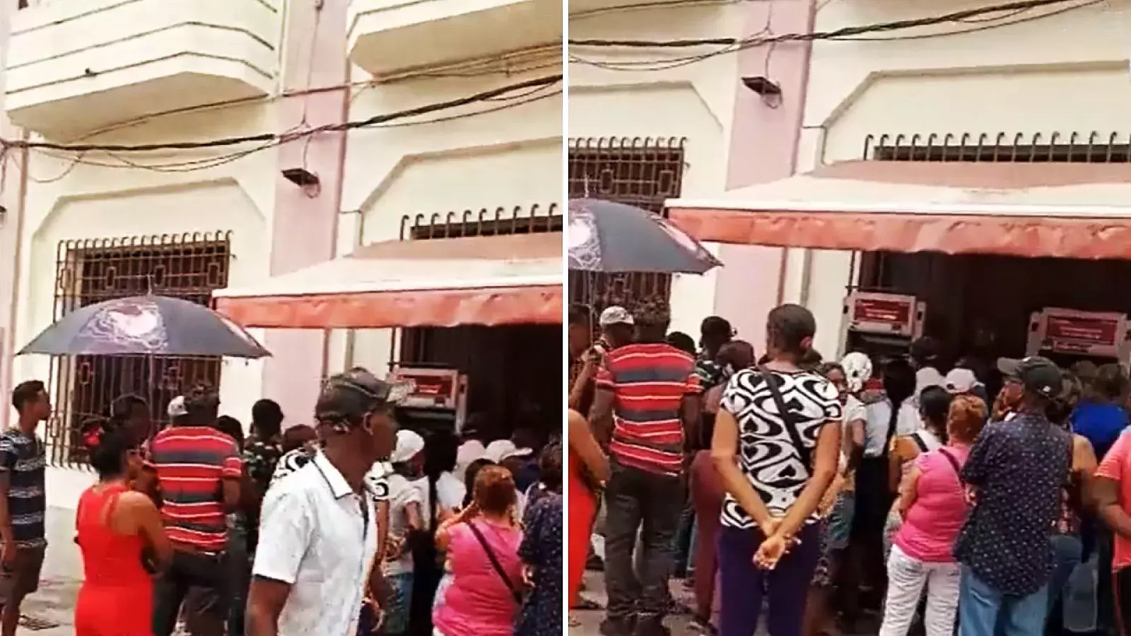 Colas de decenas de personas para sacar efectivo de cajeros en Cuba