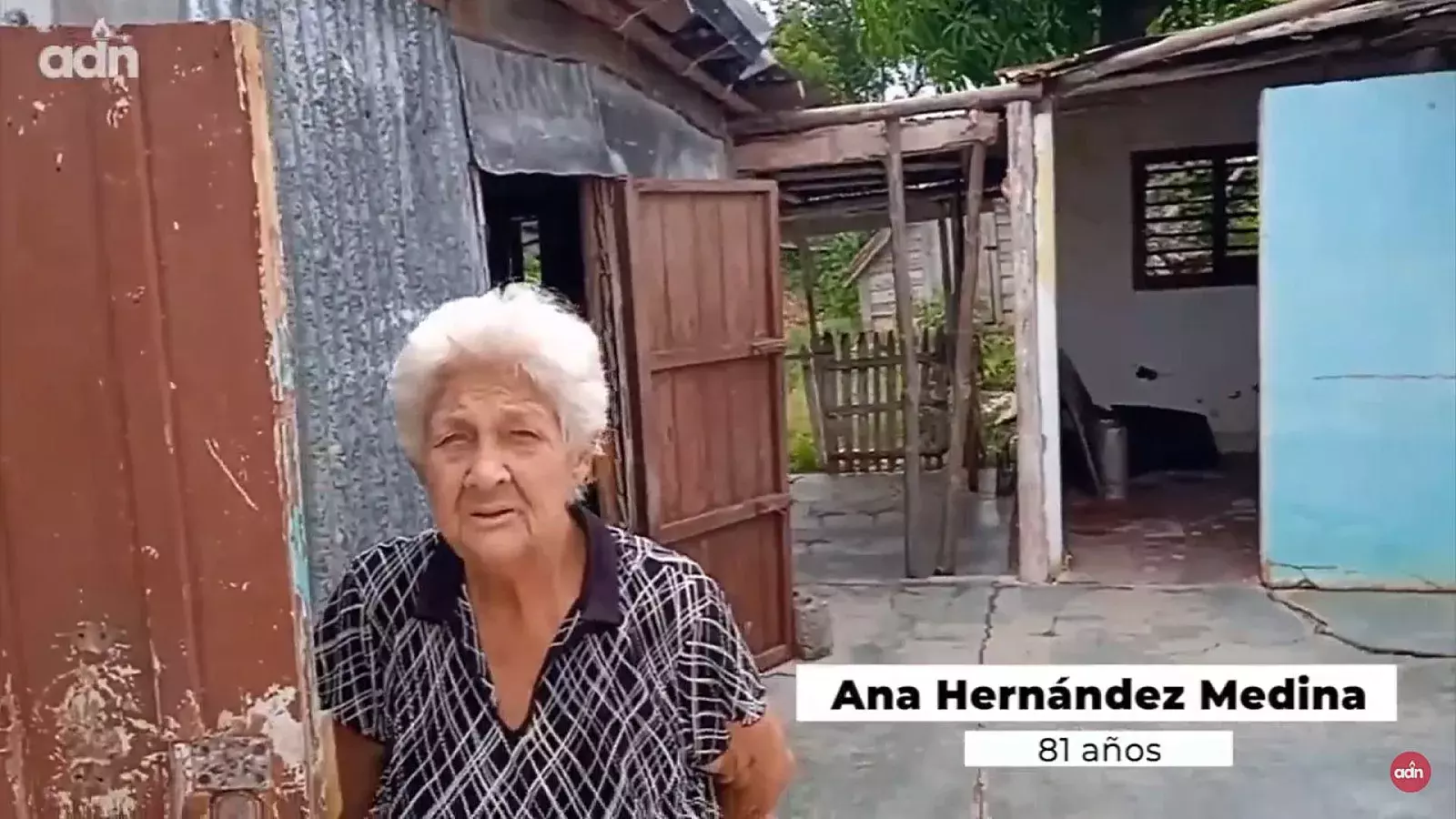 Ana Hernández Medina, campesina cubana de 81 años