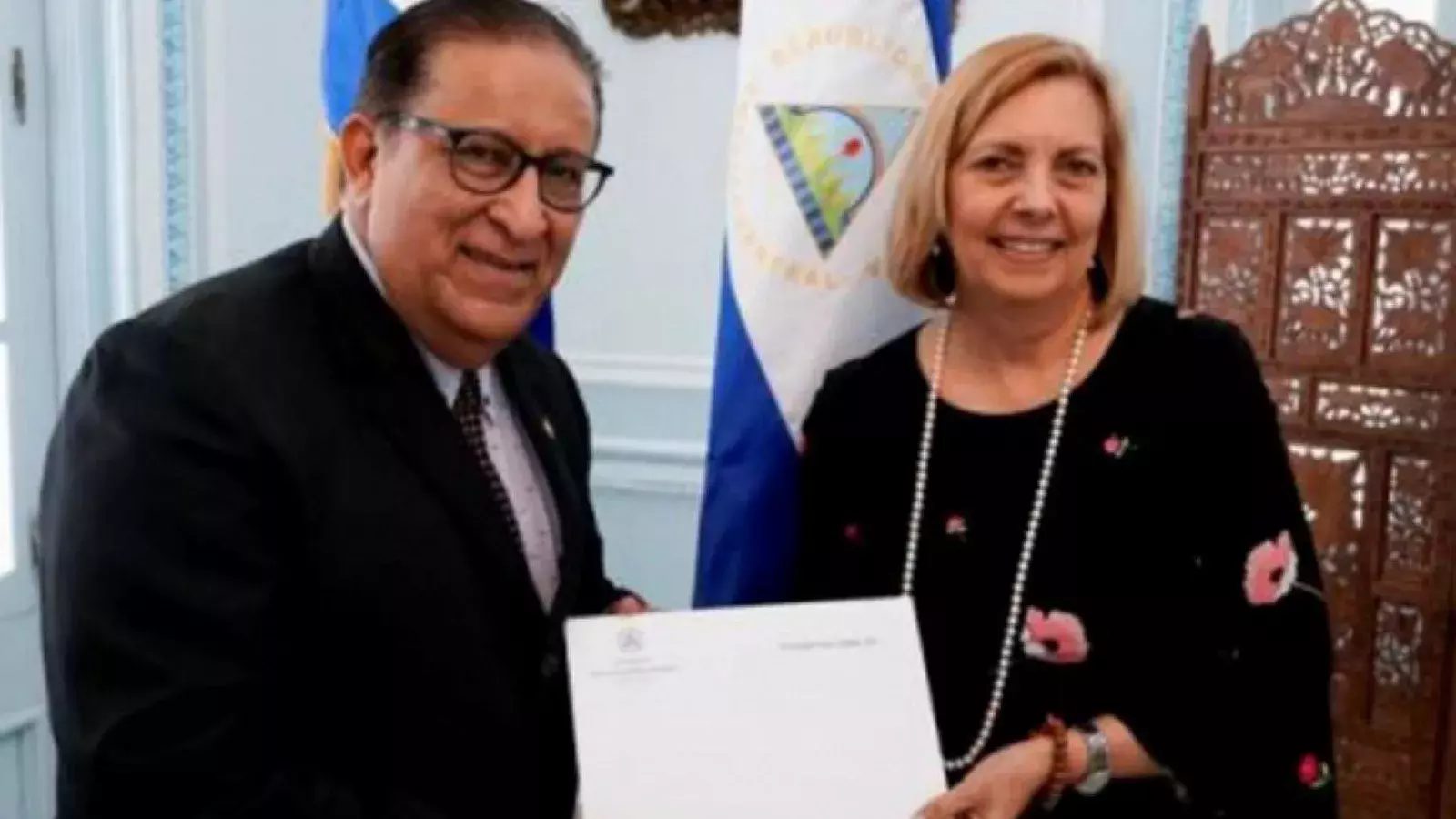 Nuevo embajador de Nicaragua en La Habana.