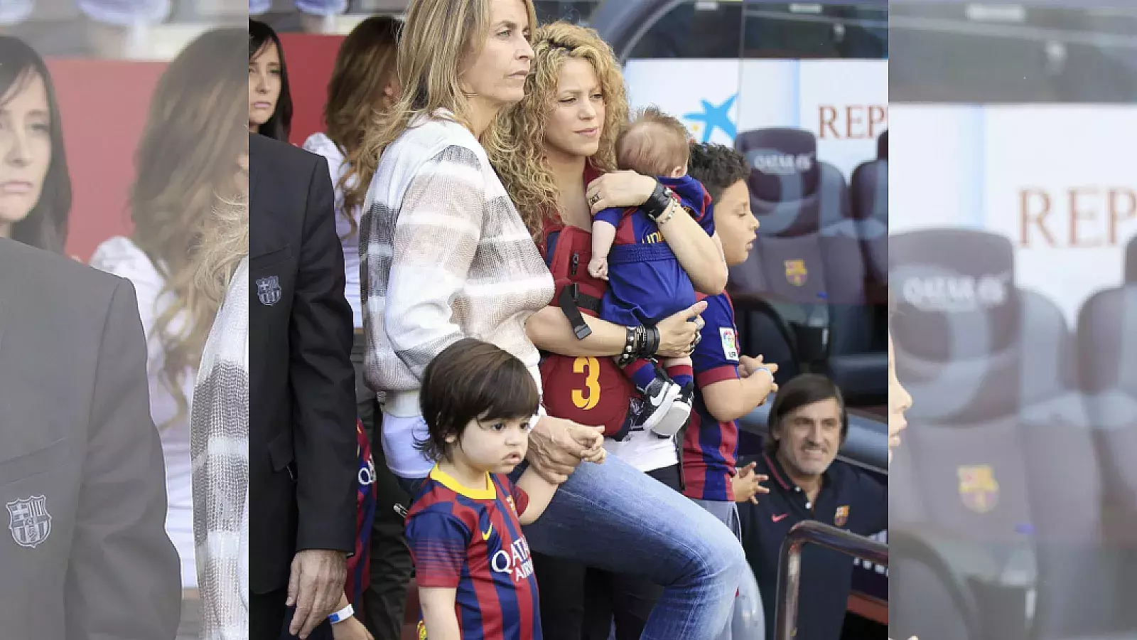 Madre de Piqué acusa a Shakira de alejarla de sus nietos