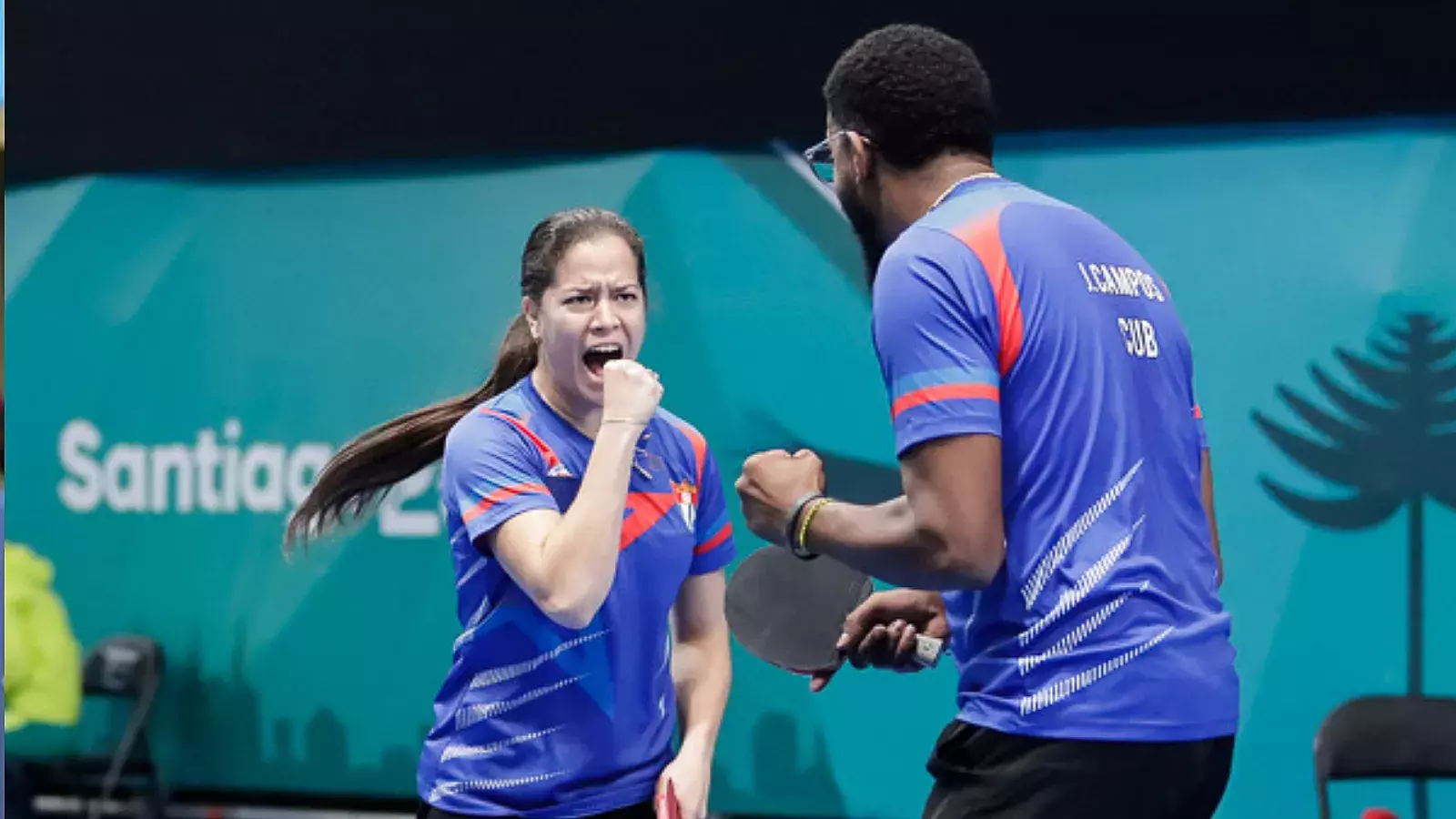 La dupla mixta cubana del tenis de mesa consiguió oro y boleto olímpico
