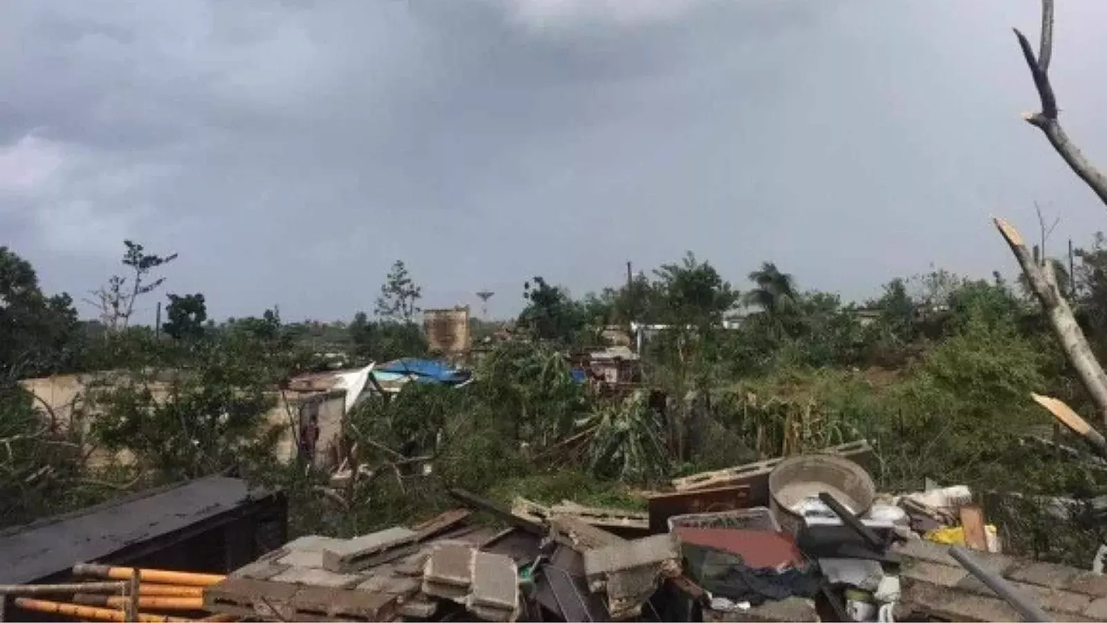 Tornado en Playa Baracoa, octubre de 2023.