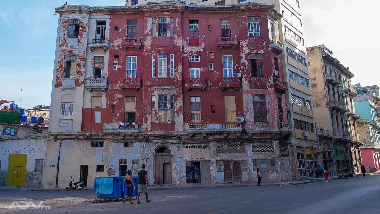 Caída del turismo en Cuba.