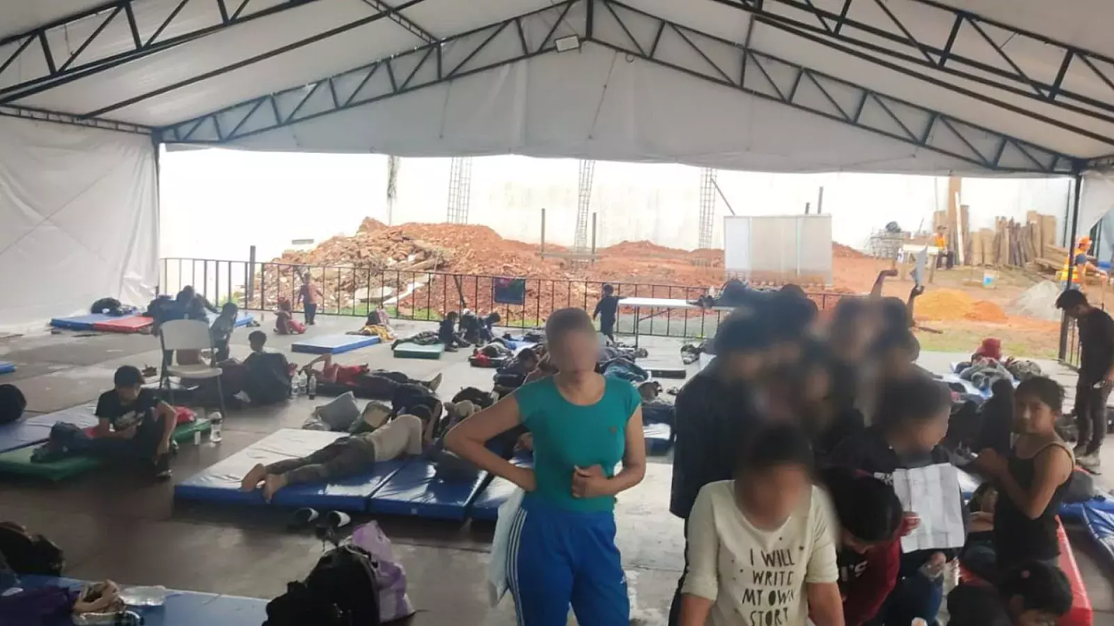 Migrantes detenidos en Veracruz