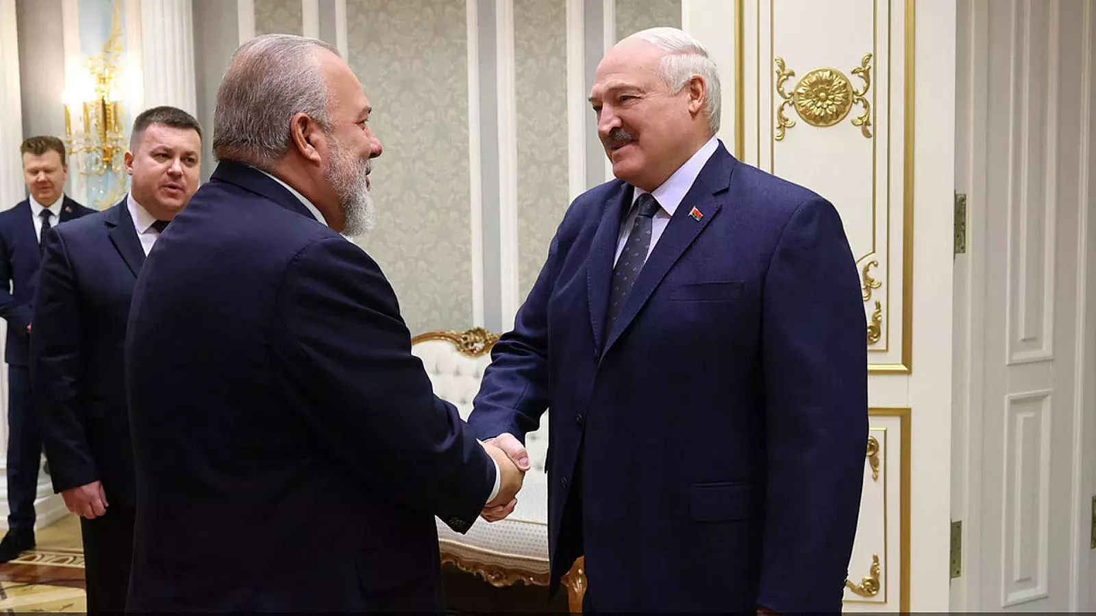 Alexander Lukashenko se reunió con el primer ministro cubano Manuel Marrero