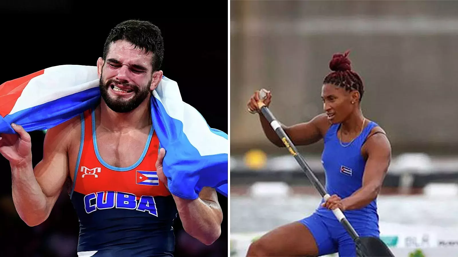 Orta y Cirilo, atletas cubanos