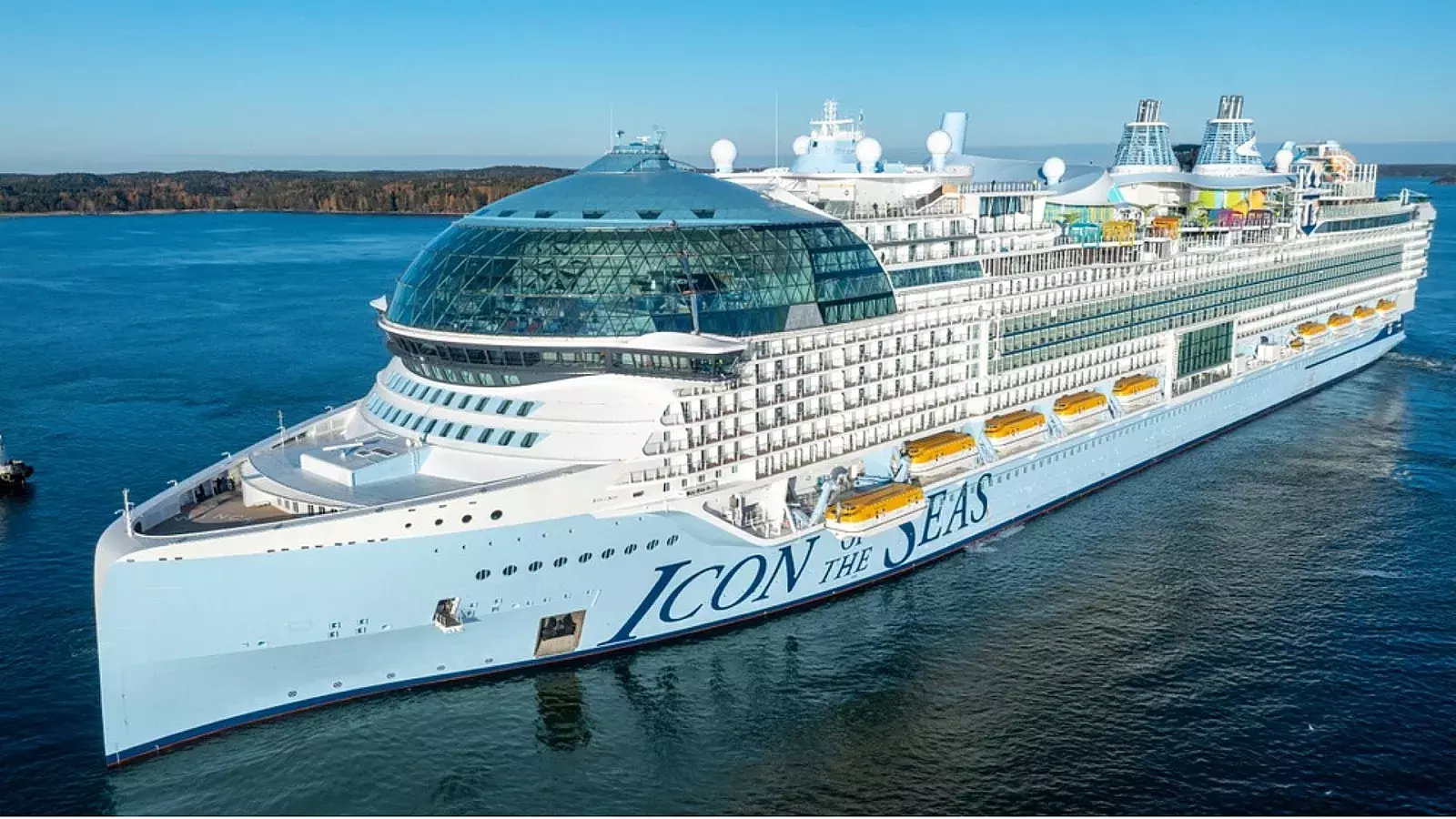 FOTOS: ‘Icon of the Seas’, el crucero más grande del mundo, llega a Miami para su inauguración