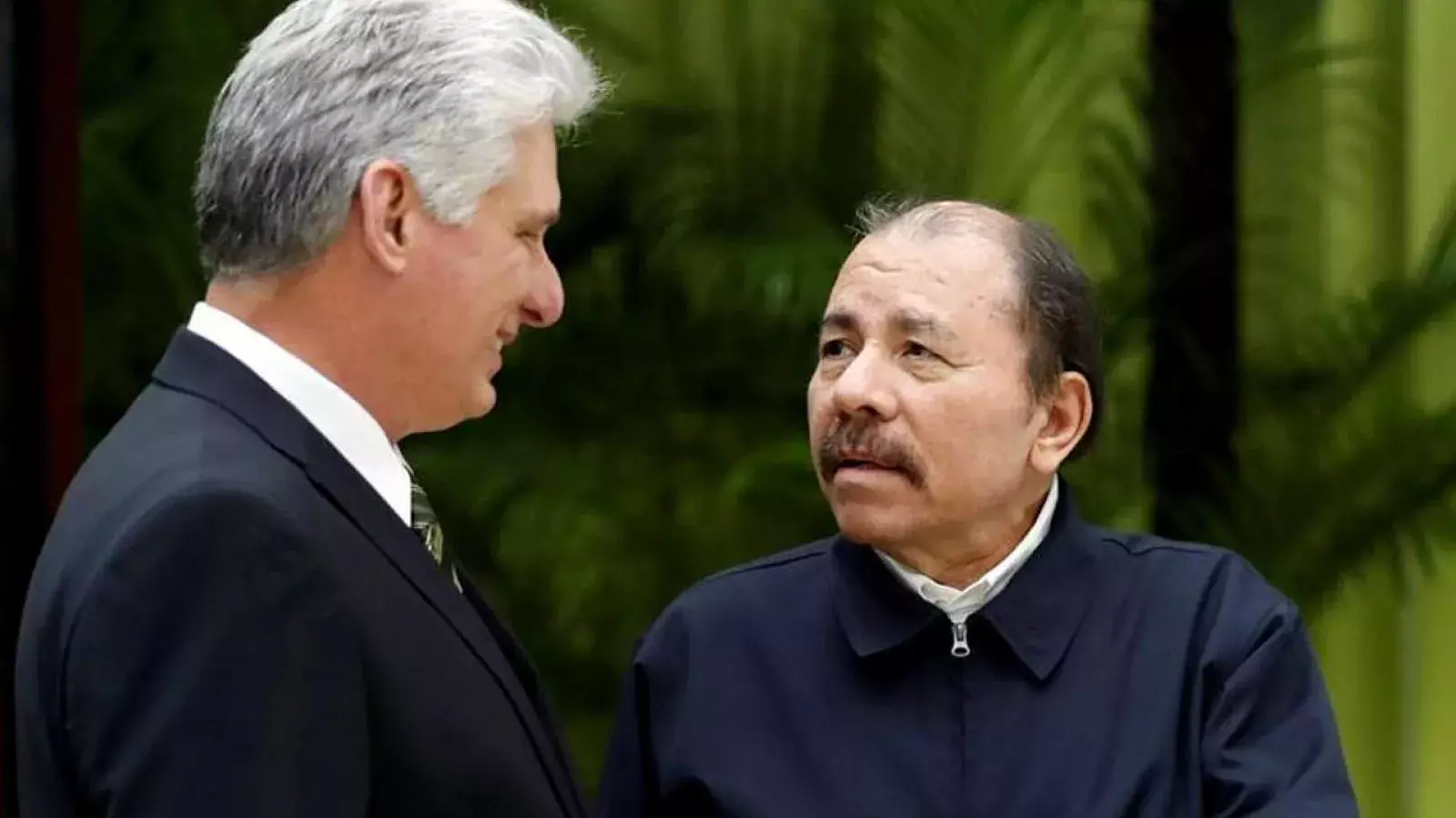 Miguel Díaz-Canel y Daniel Ortega
