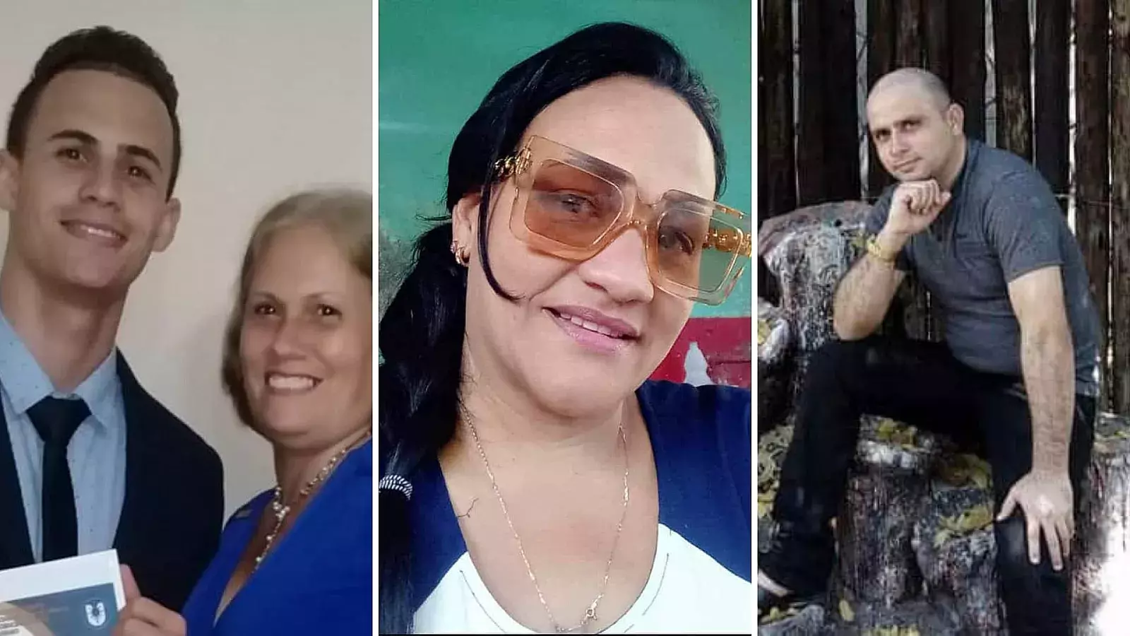 Rostros de algunos de los médicos sentenciados en Bayamo