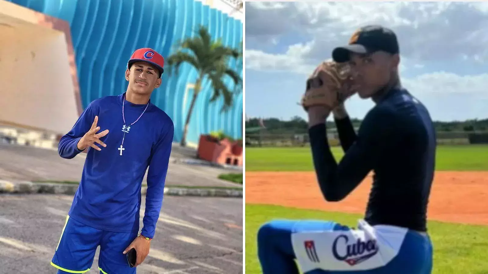 Jóvenes peloteros cubanos salen de la isla
