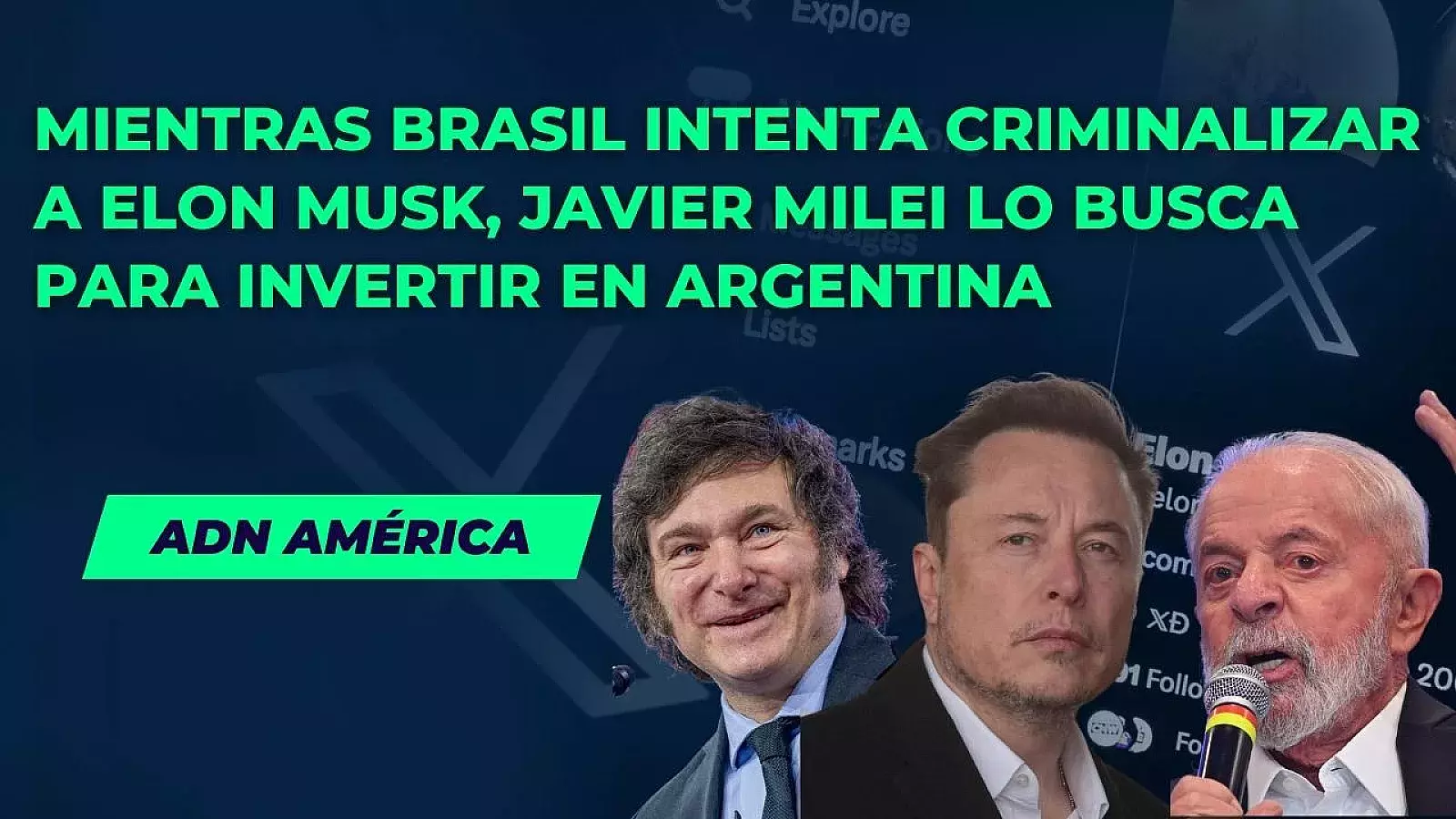 Mientras Brasil intenta criminalizar a Elon Musk, Javier Milei lo busca para invertir en Argentina