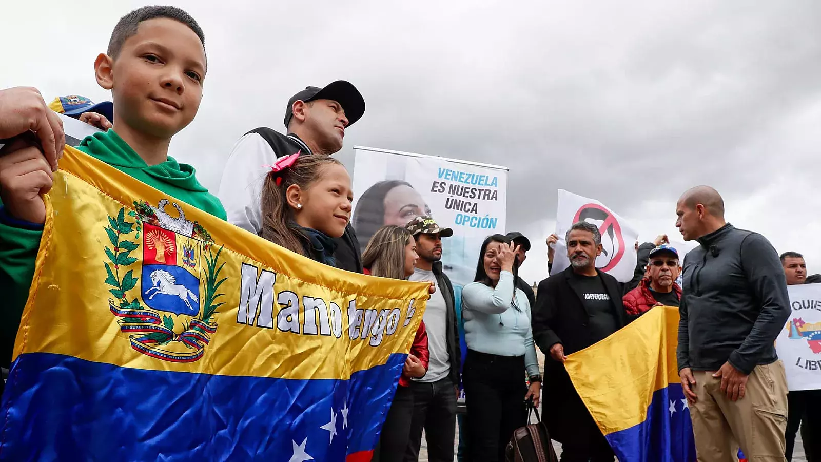 Venezolanos en el mundo piden elecciones libres en respaldo a María Corina Machado