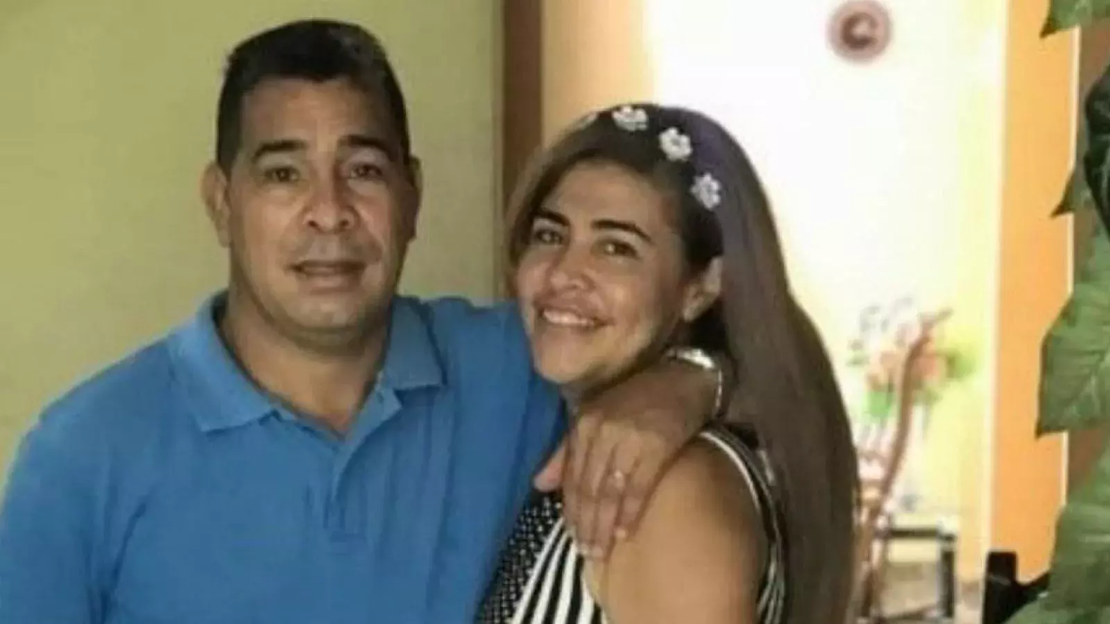 El pastor evangélico y preso político Lorenzo Rosales Fajardo y su esposa