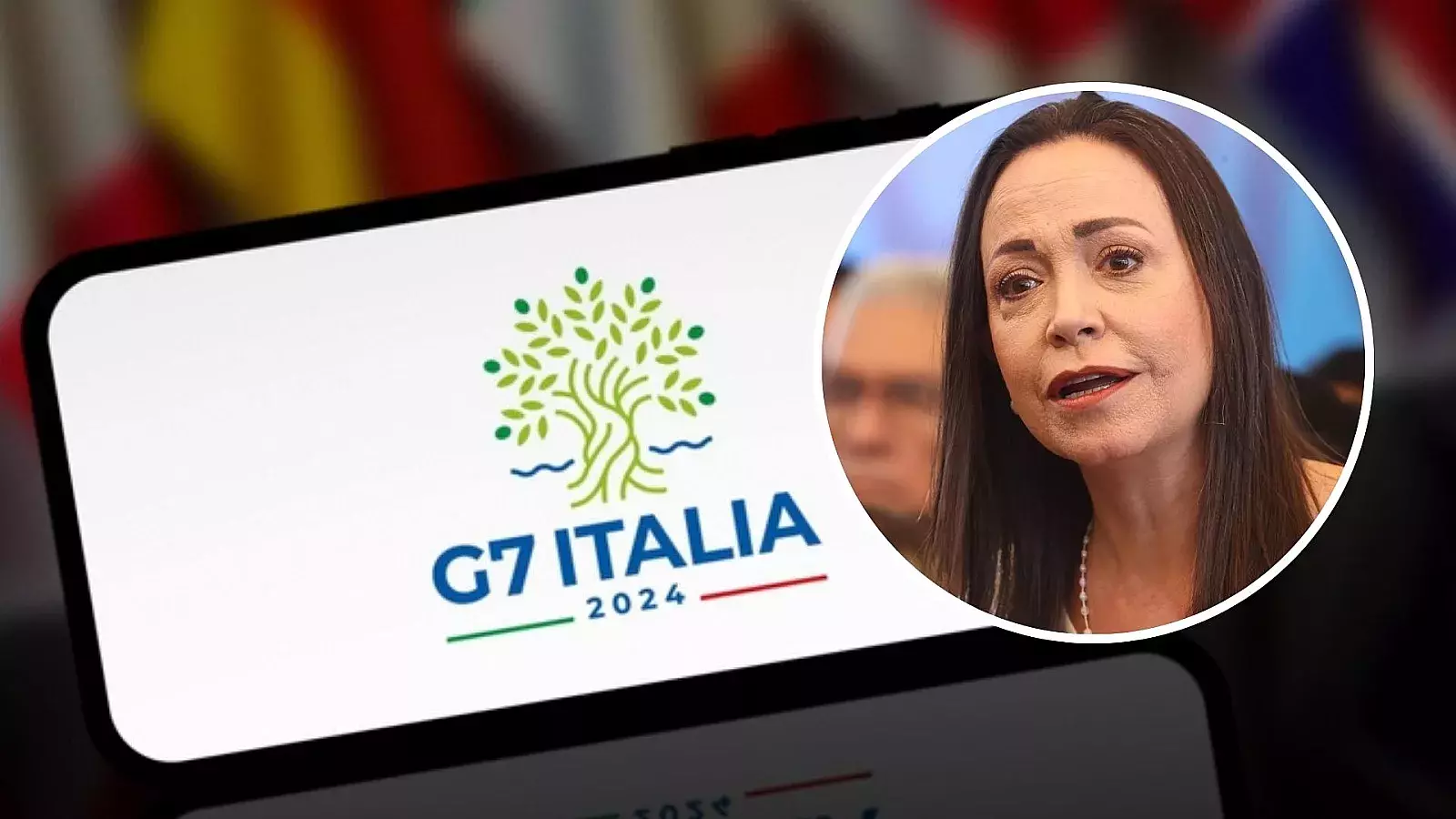 María Corina Machado agradece al G7 por su apoyo a la lucha por la democracia en Venezuela