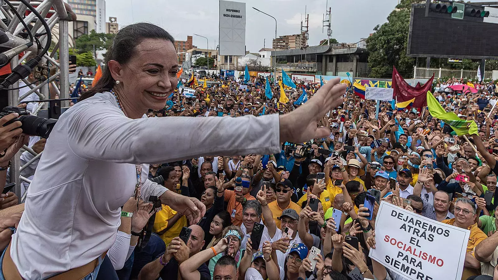 María Corina Machado: Maduro le tiene miedo a la observación internacional