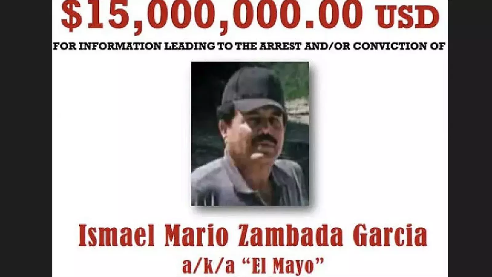 Arrestan en Texas a &quot;El Mayo&quot; Zambada, el narco más buscado de México, y al hijo de &quot;El Chapo&quot; Guzmán