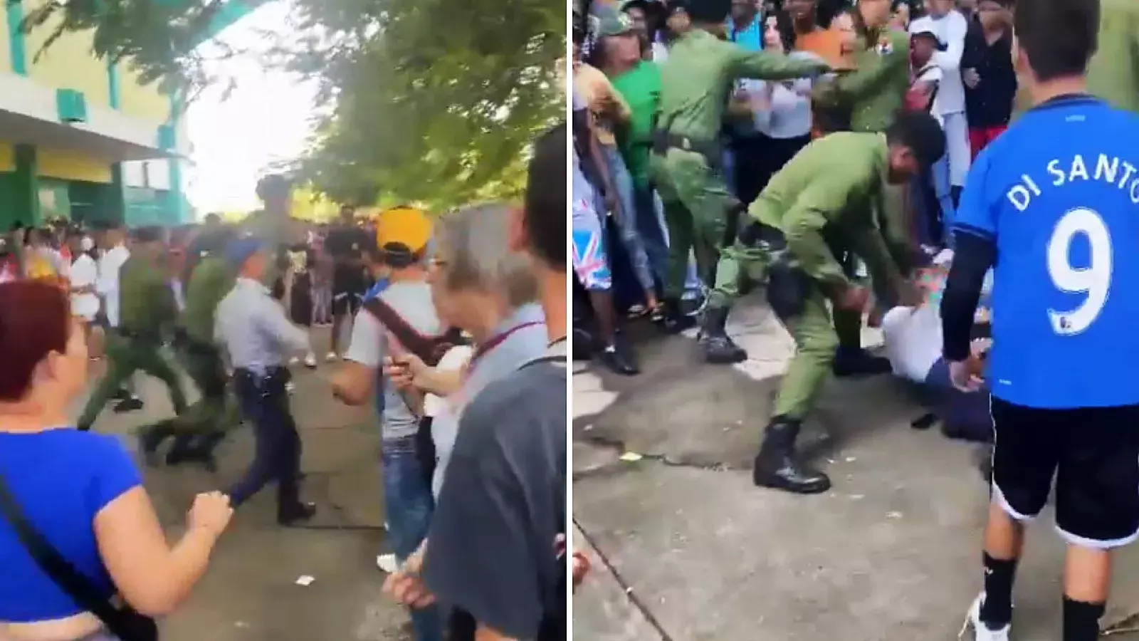 Represión policial en Pinar del Río