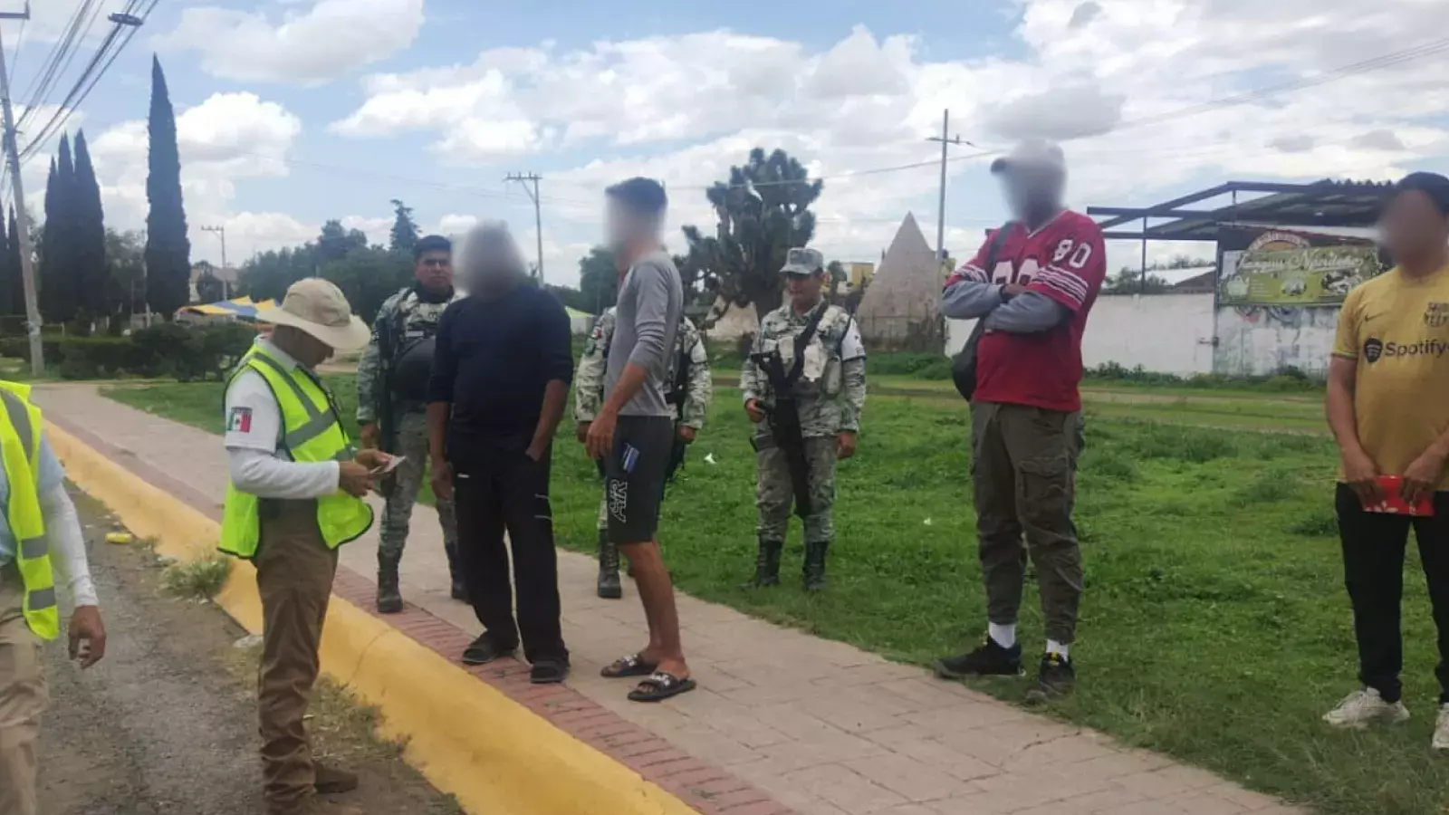Migrantes detenidos en Hidalgo