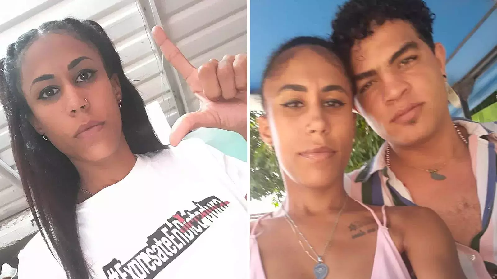 La activista Laura Núñez y su pareja Maikel Acosta fueron detenidos cuando viajaban de Matanzas a La Habana