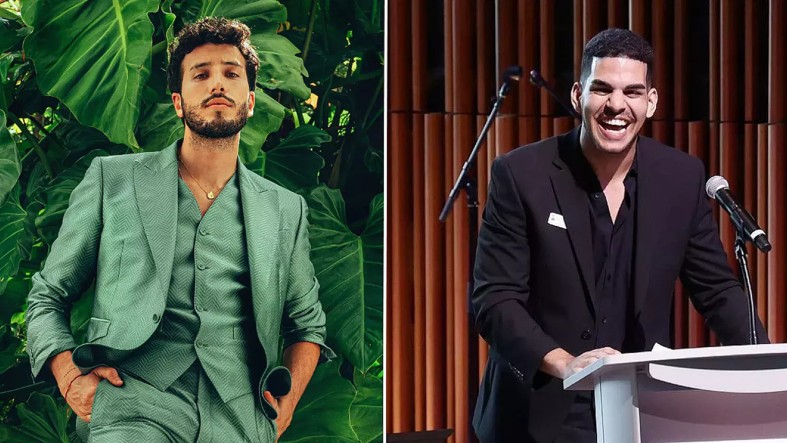 Sebastián Yatra entrega beca de la fundación Latin Grammy a joven contrabajista cubano