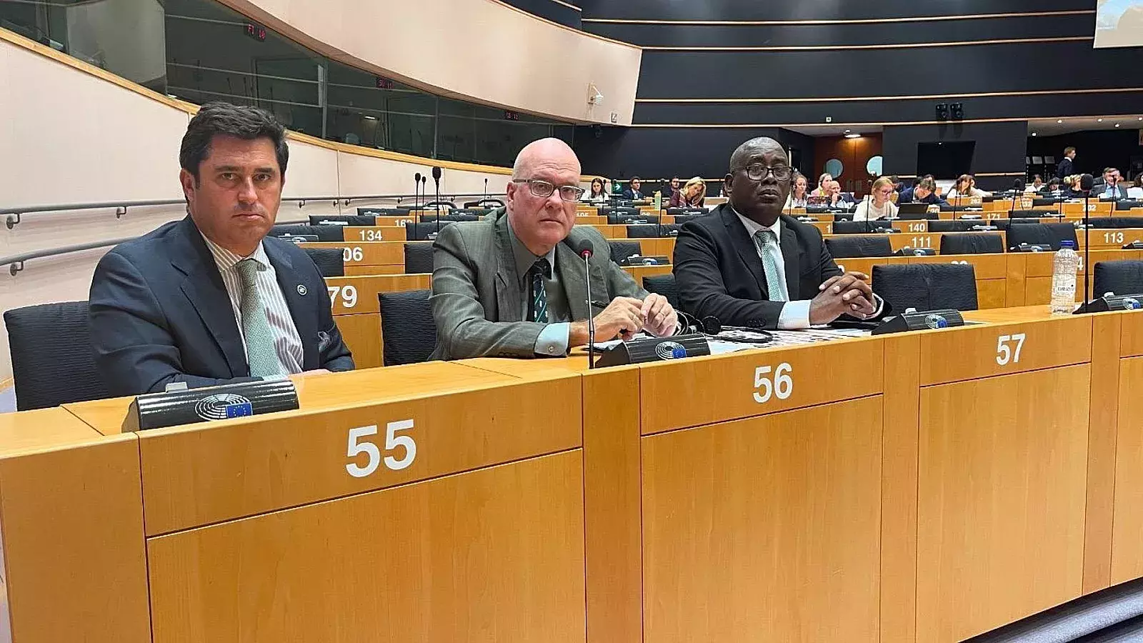 Orlando Gutiérrez Boronat en el Parlamento Europeo