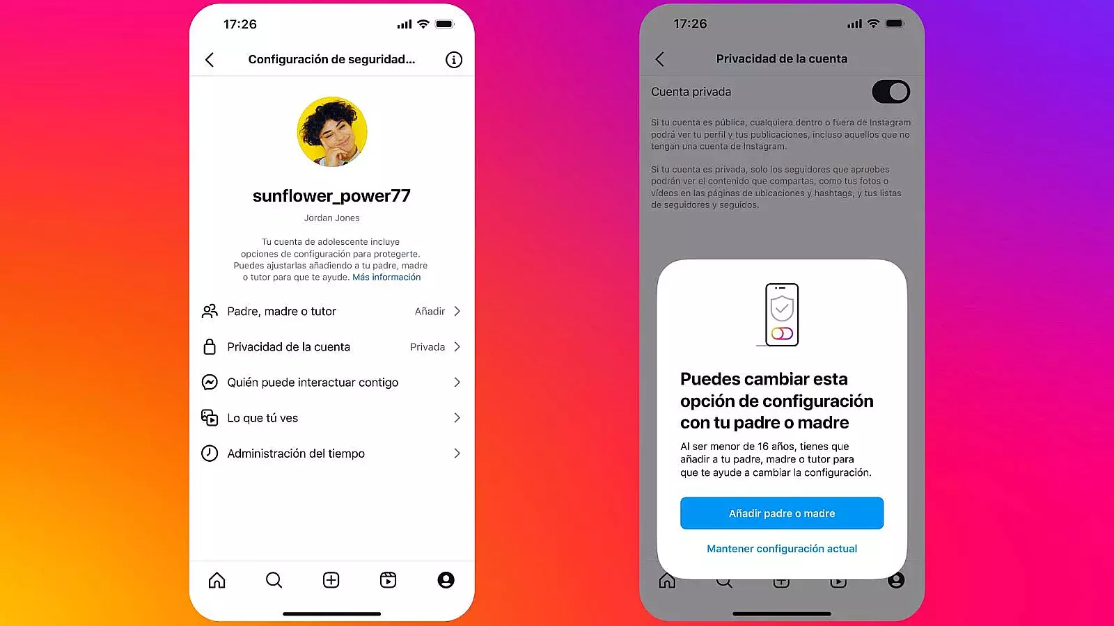 Instagram lanza una cuenta para adolescentes &quot;más privada y restrictiva&quot;