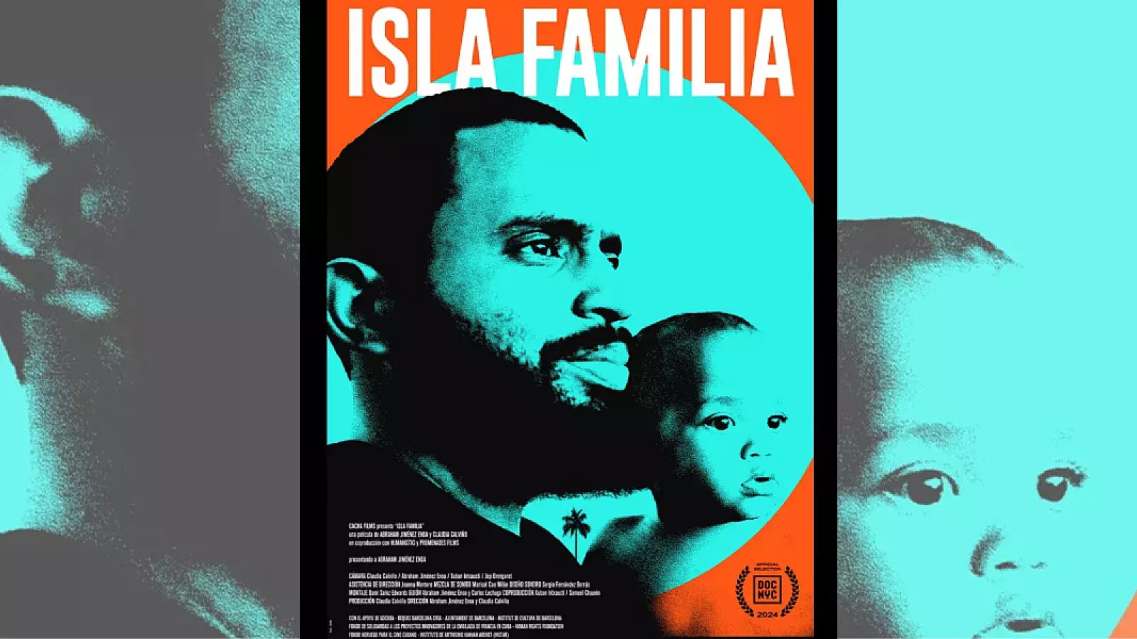 Cartel del documental &quot;Isla Familia&quot;, una historia sobre el exilio cubano