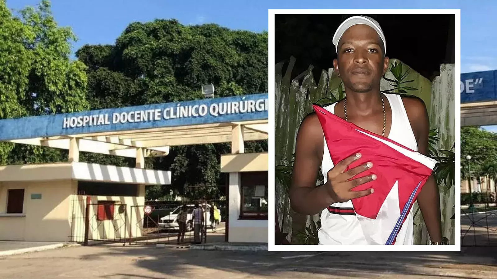 Yosvany Cordero Queralta, quien pertenece al Movimiento de Opositores por una Nueva República (MNOR), se encuentra ingresado en el hospital Clínico Quirúrgico Dr. Salvador Allende ,conocido como La Covadonga, en La Habana.