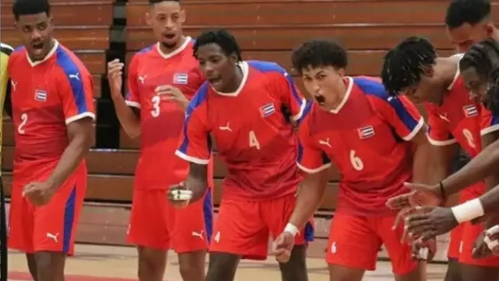 Parte de equipo cubano de Balonmano