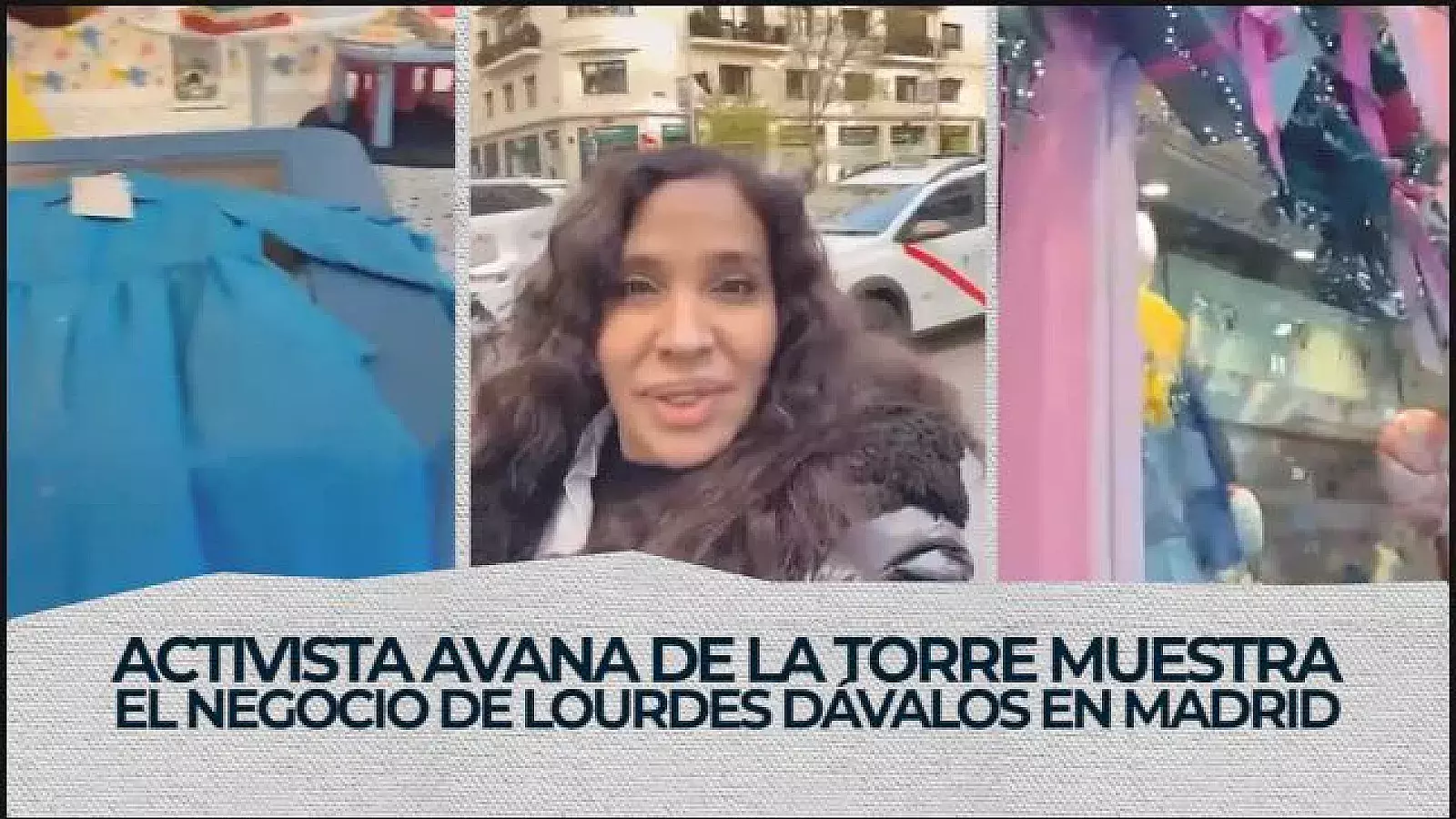 La activista cubana visitó el negocio de la abogada castrista en Madrid