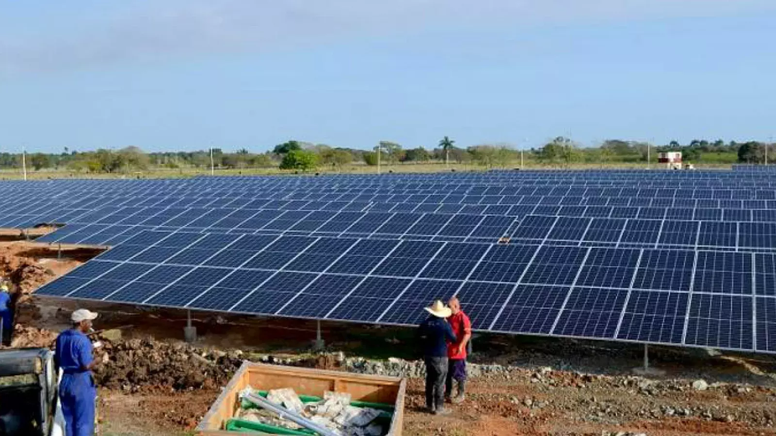 Parque fotovoltaico en Cuba