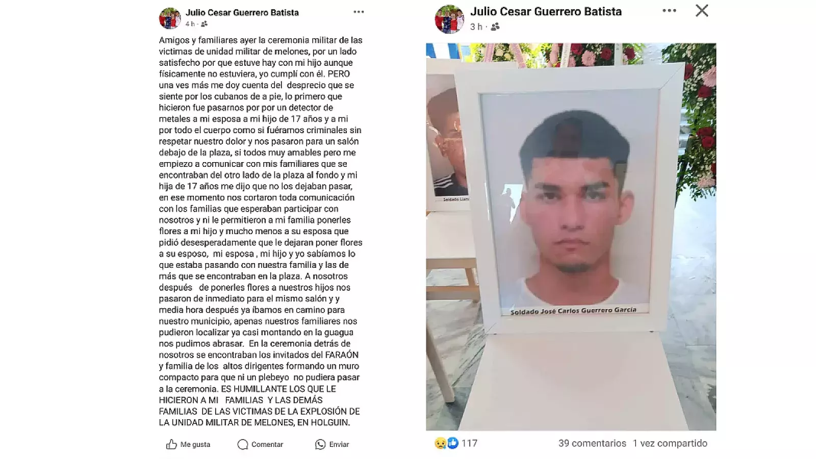 Familiares de las víctimas en la explosión de Holguín rompen en silencio